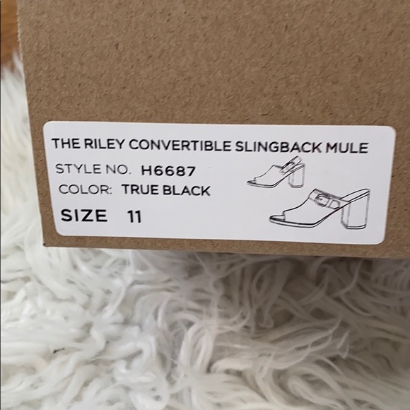 NEW • Madewell • The Riley Convertible Mule Black - Picture 9 of 9